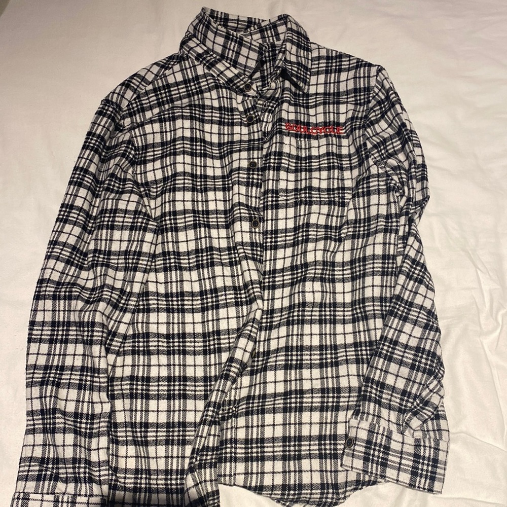 Soul Cycle Flannel-size large